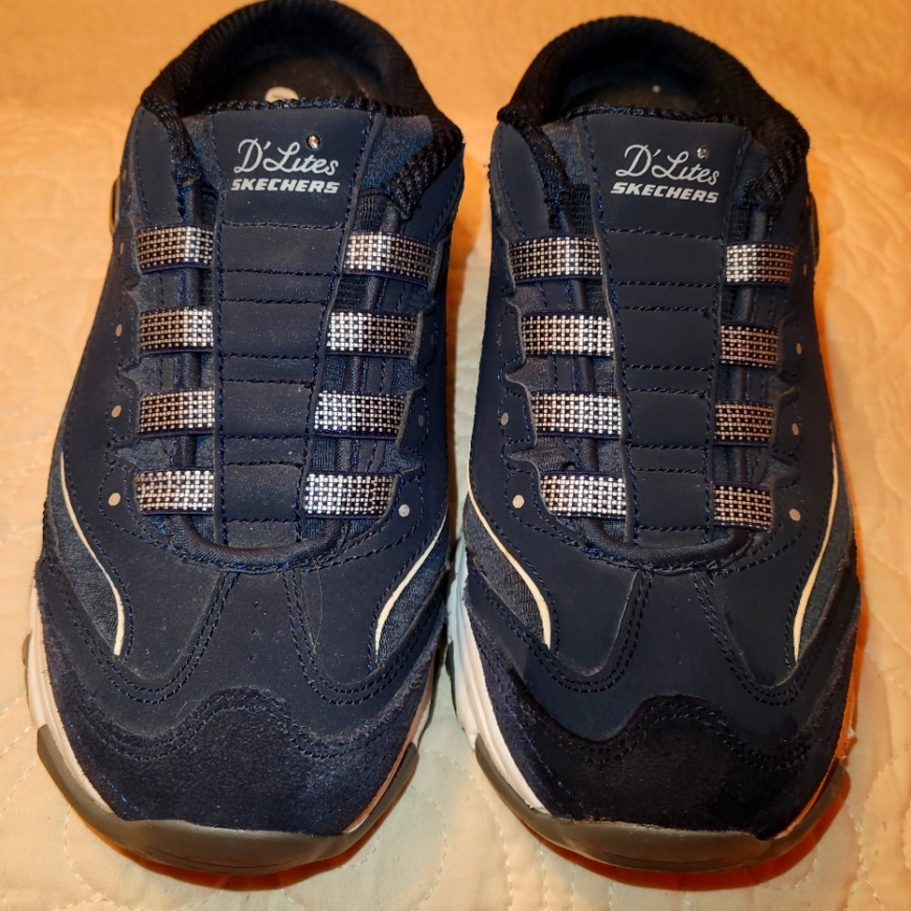 Skechers D'lites Navy/white